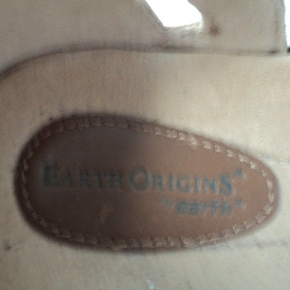 NWOT Earth Origins Women's 11 M Rosie Sandals Shoes Brown Leather Peep Toe - Picture 12 of 13